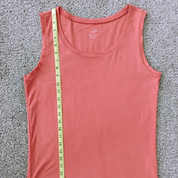 J JILL PIMA COTTON STRETCH TANK/TOP. Nice Condition! - Picture 9 of 12